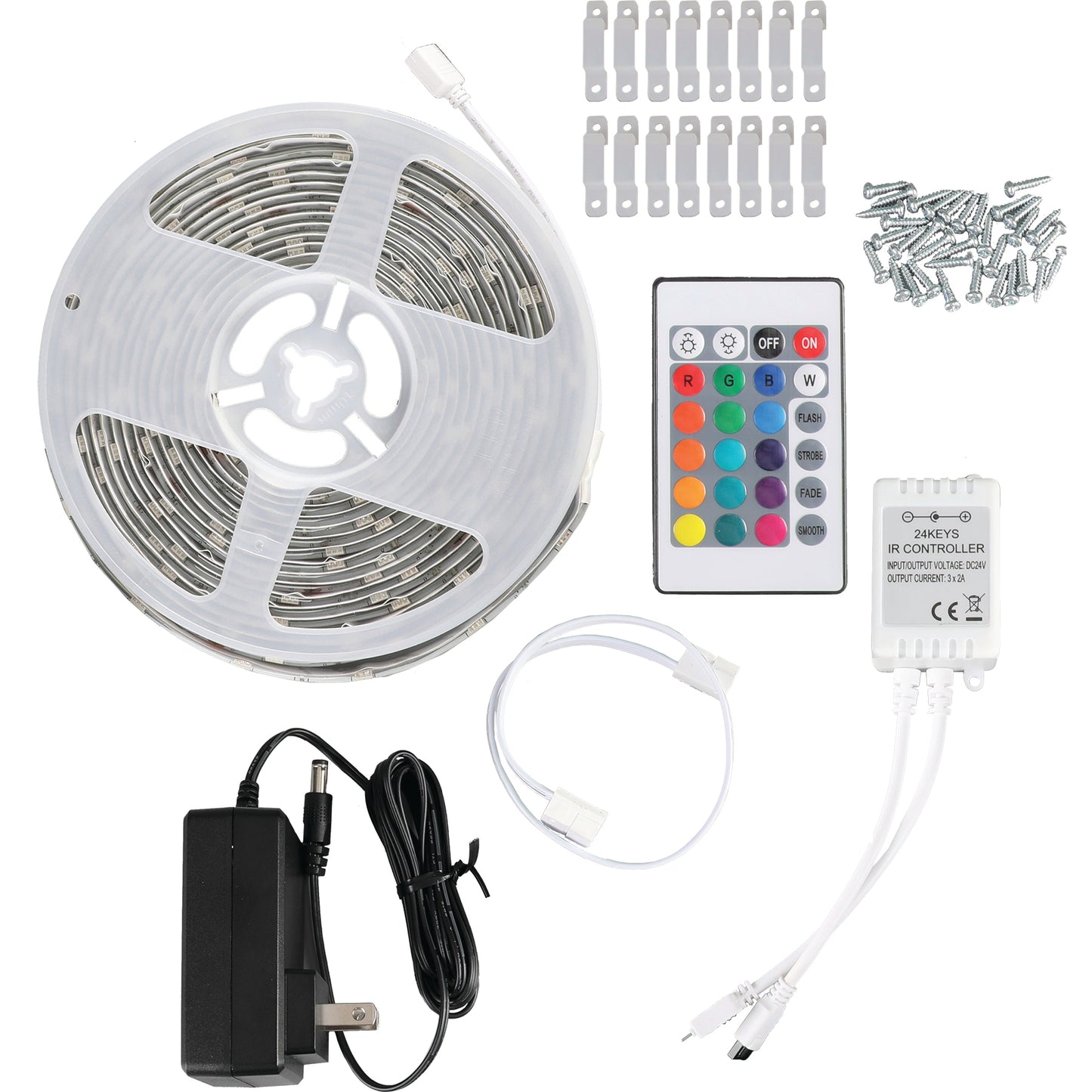 18ft RGB Color Changing LED Tape Light