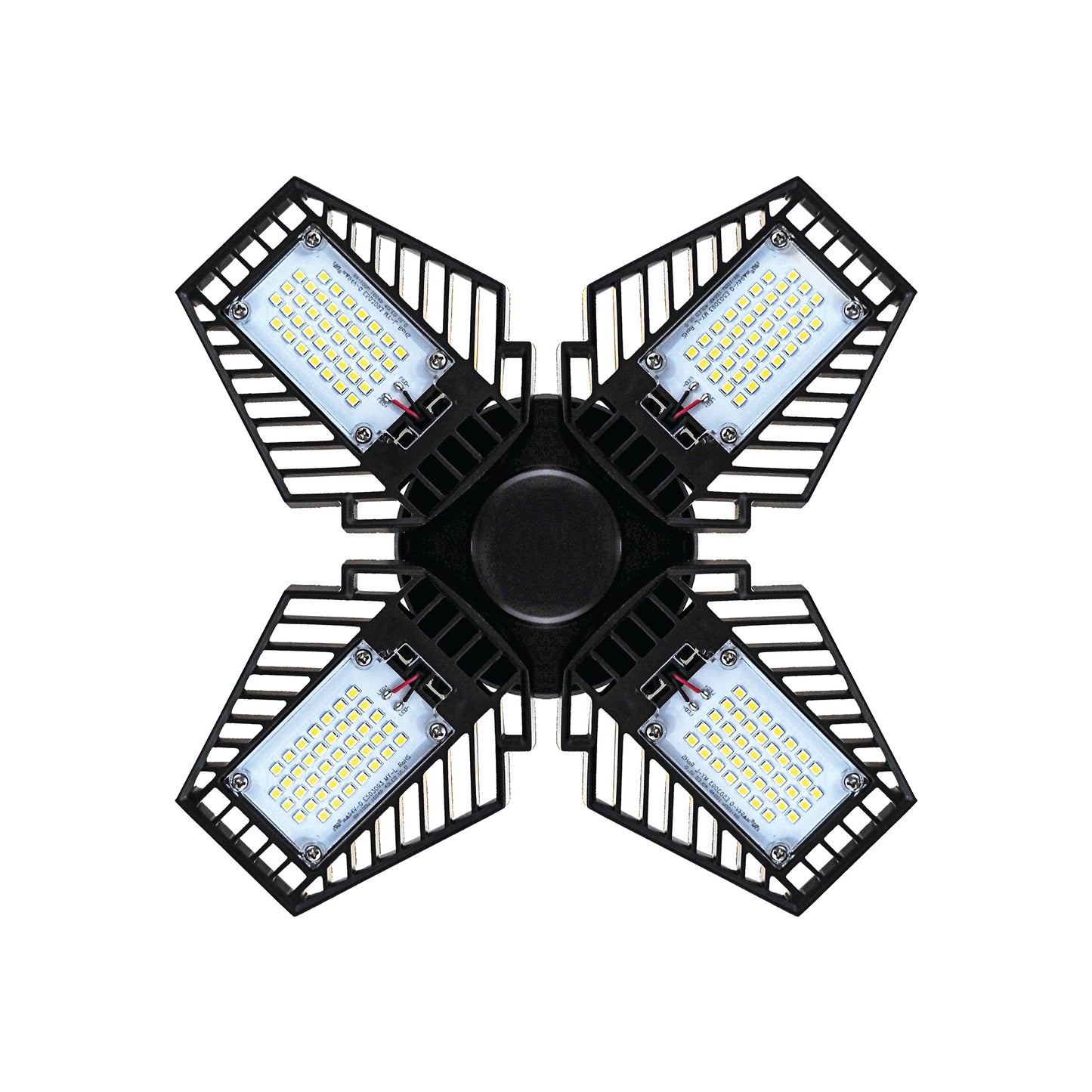 12,000 Lumen 100W 4-Panel Foldable LED Garage Light