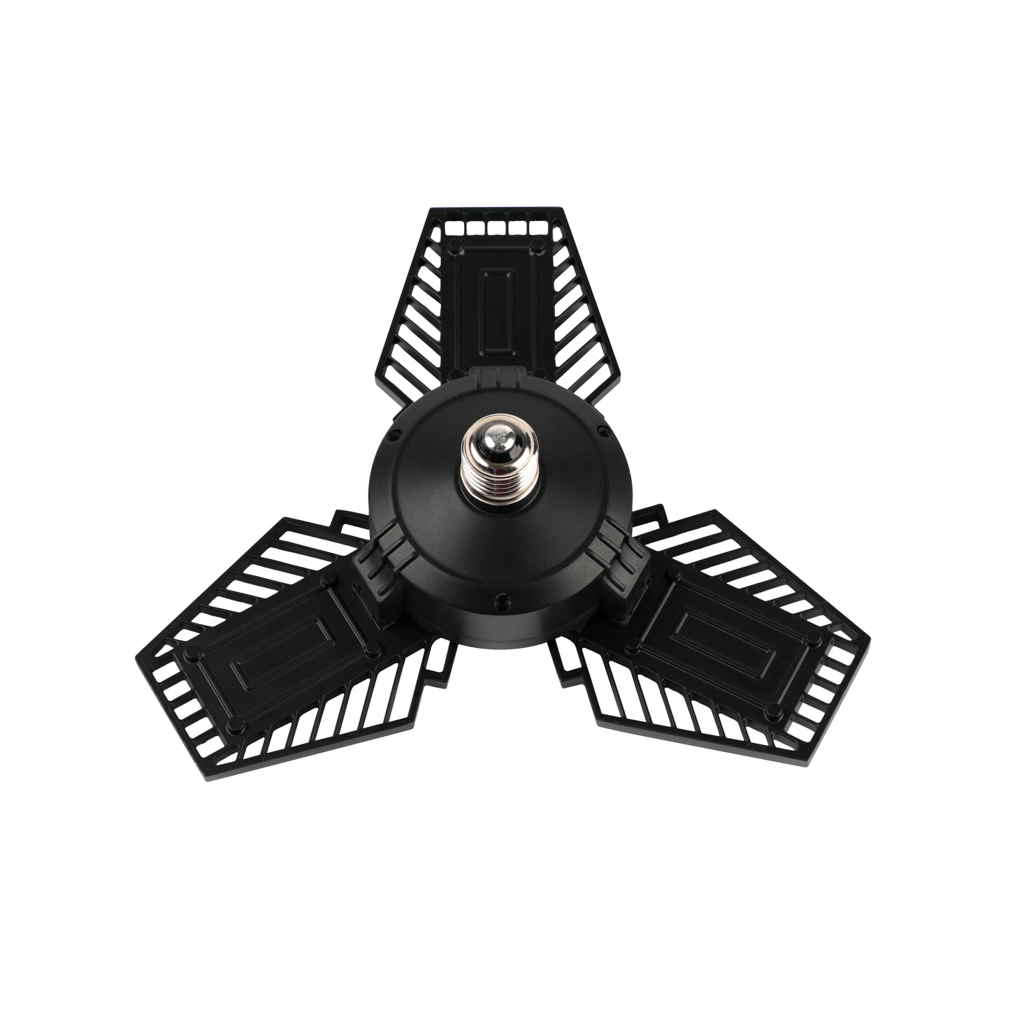 8000 Lumen Remote Controlled LED 3-Panel Folding Garage Light with Motion Sensor