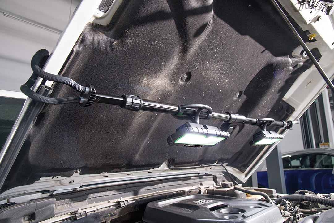 2400 Lumen Rechargeable & Foldable LED Under Hood Work Light