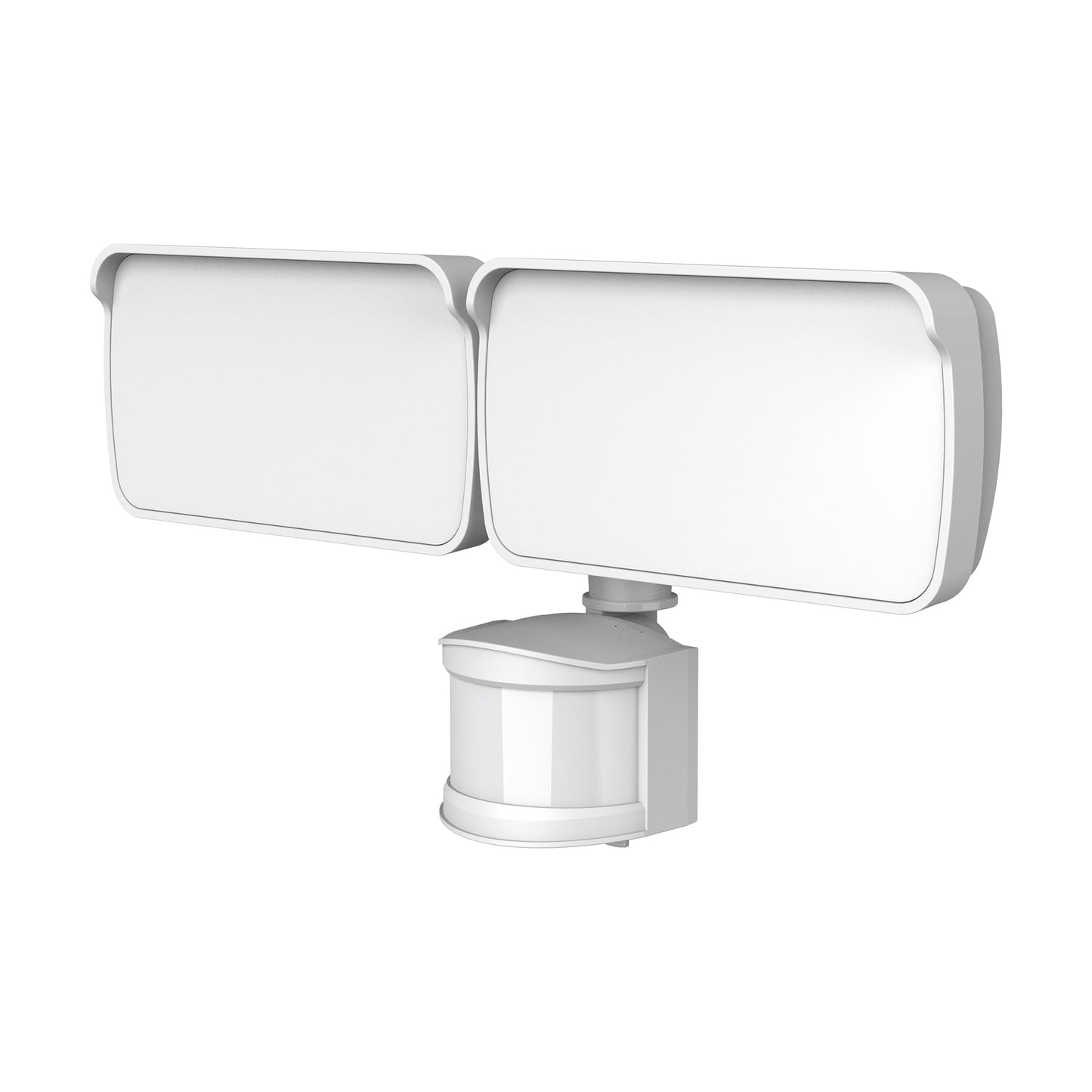 1500 Lumens 2-Head LED Solar Motion Sensor Light