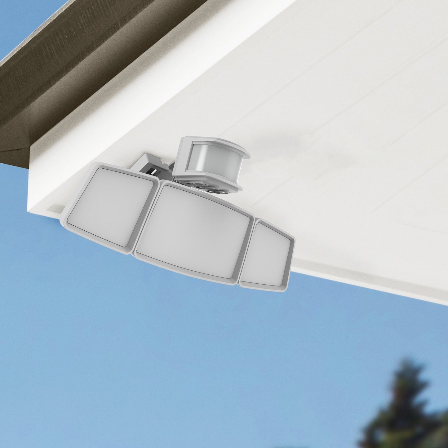2200 Lumen 3-Head LED Solar Motion Security Light