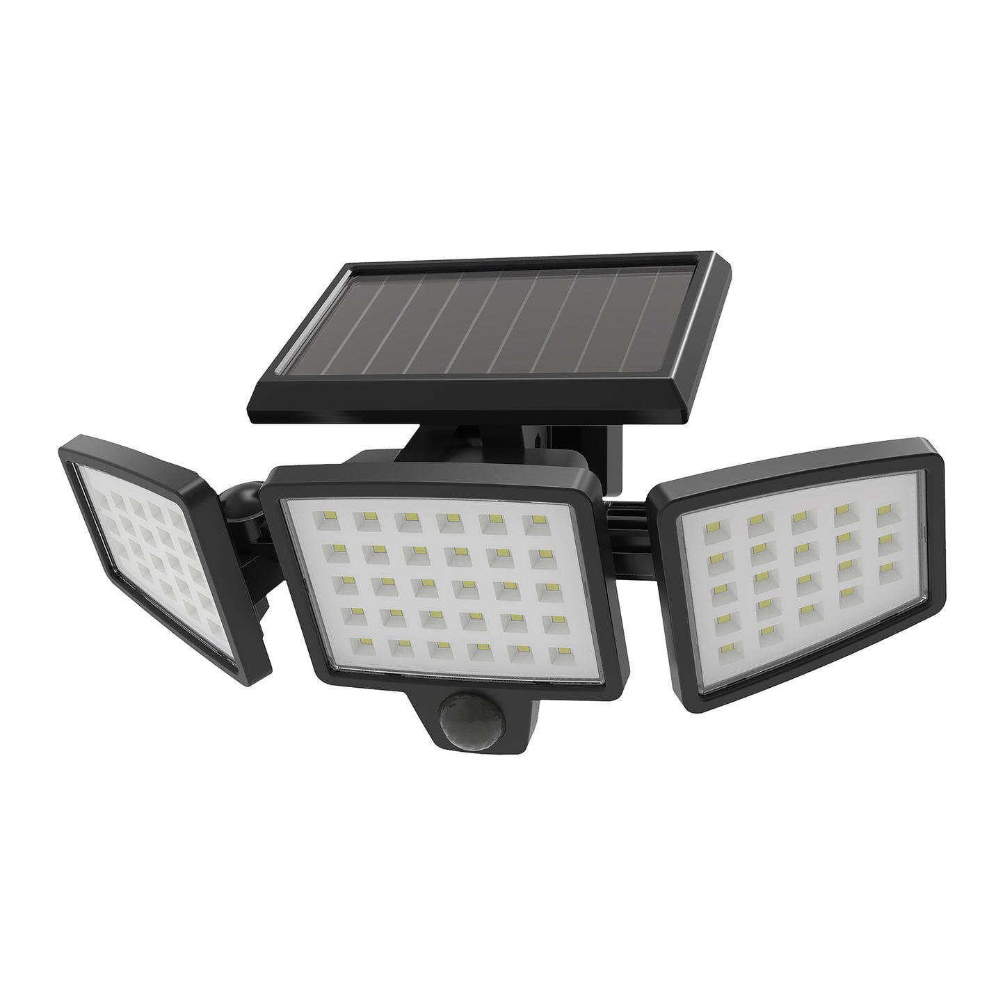 1500 Lumen 3-Head LED Solar Motion Sensor Light