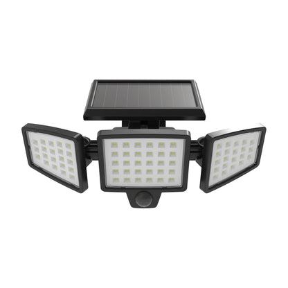 1500 Lumen 3-Head LED Solar Motion Sensor Light