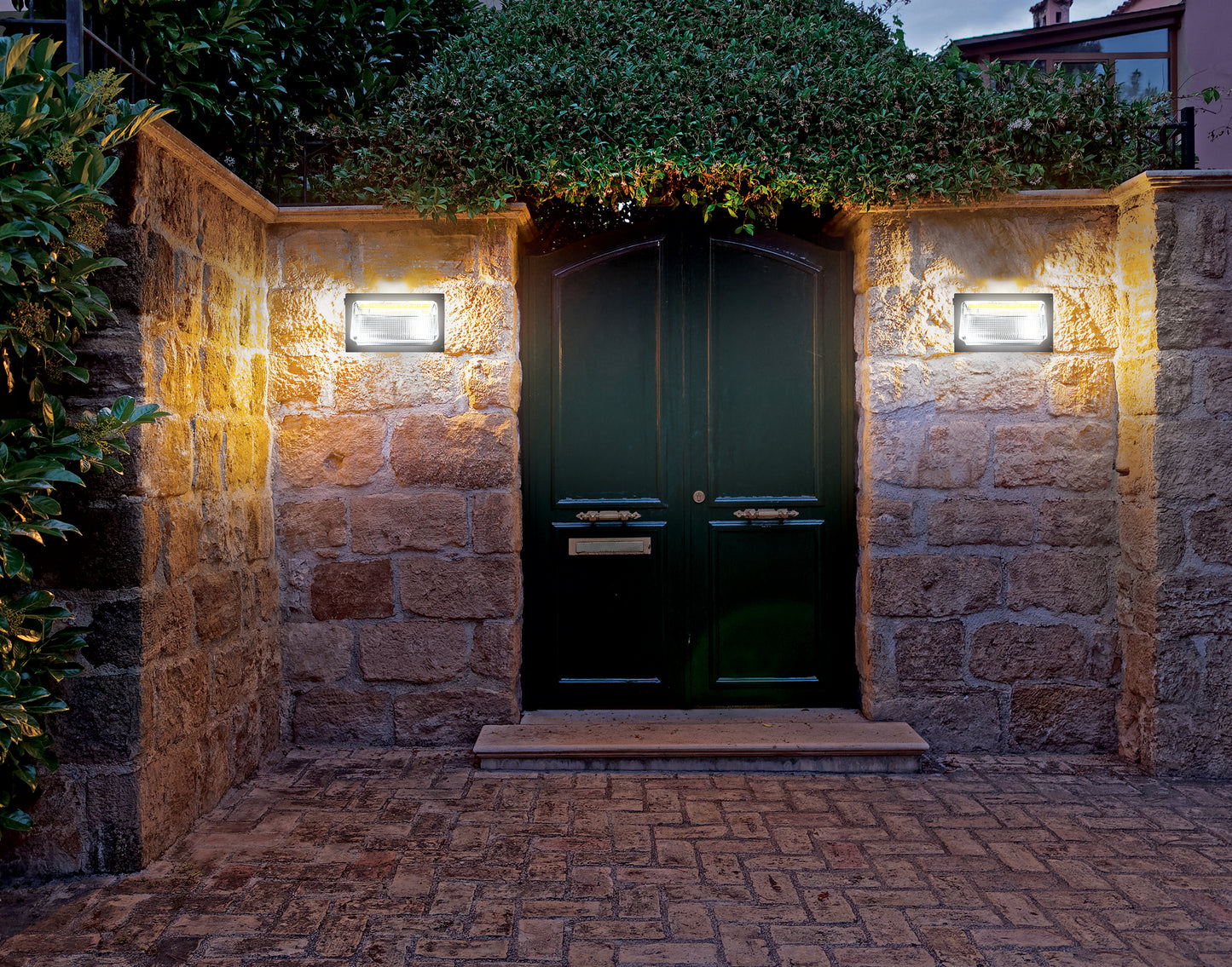 7000 Lumen LED Dusk to Dawn Mini Wall Pack