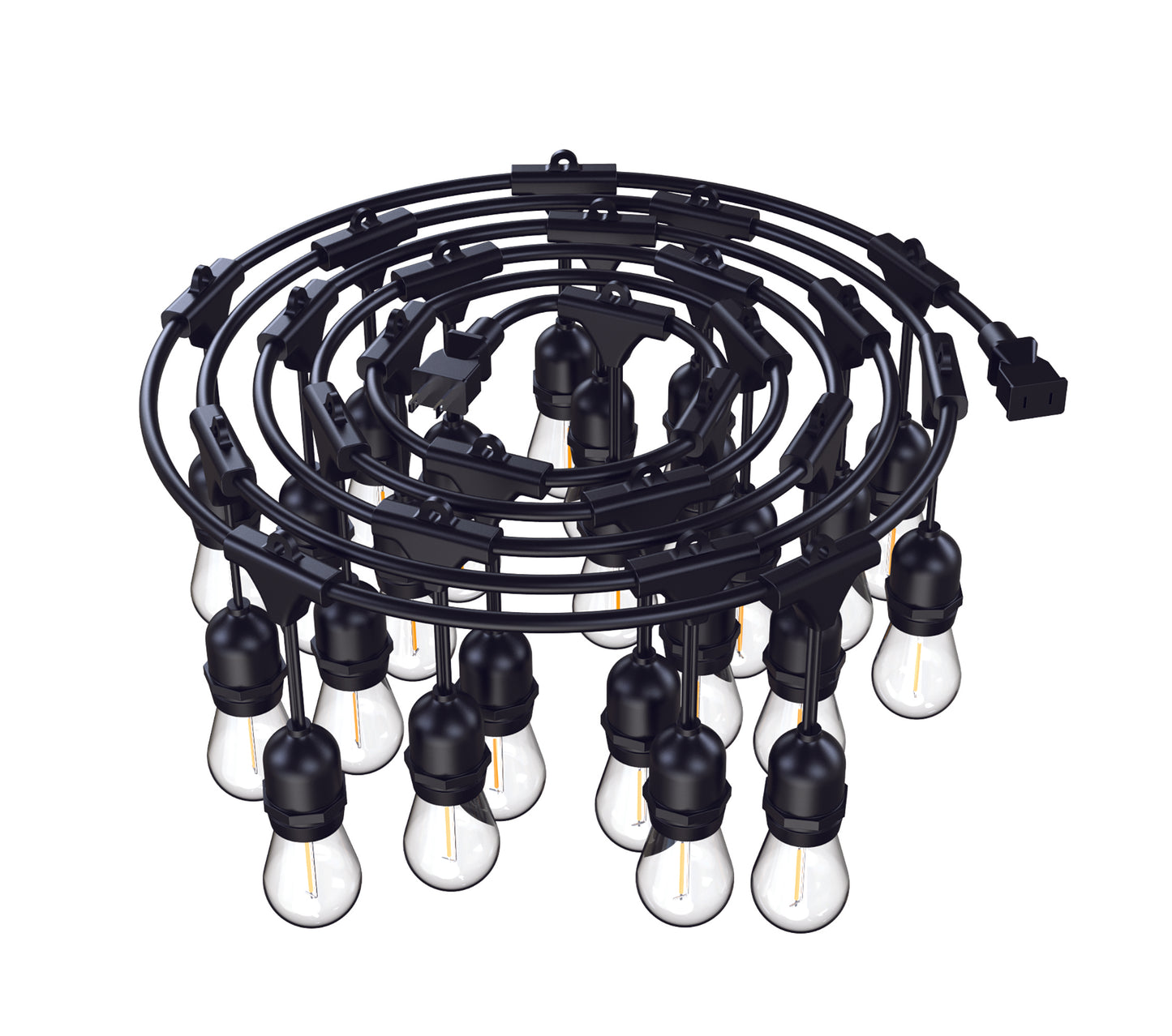 48-ft Outdoor LED Cafe String Light