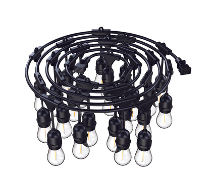 48-ft Outdoor LED Cafe String Light