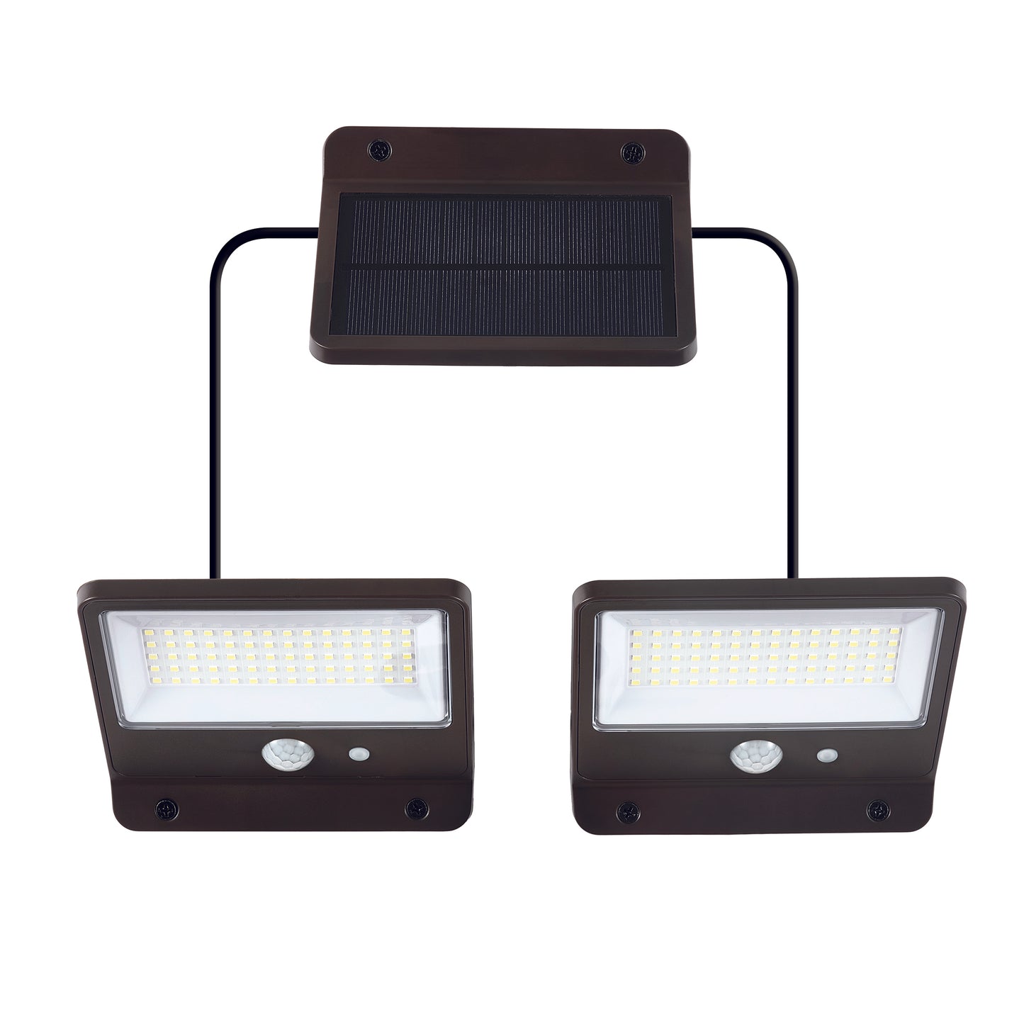 1500 Lumen Dual Head LED Motion Activated Solar Security Light