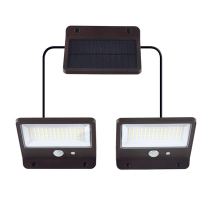 1500 Lumen Dual Head LED Motion Activated Solar Security Light
