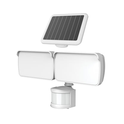 1500 Lumens 2-Head LED Solar Motion Sensor Light