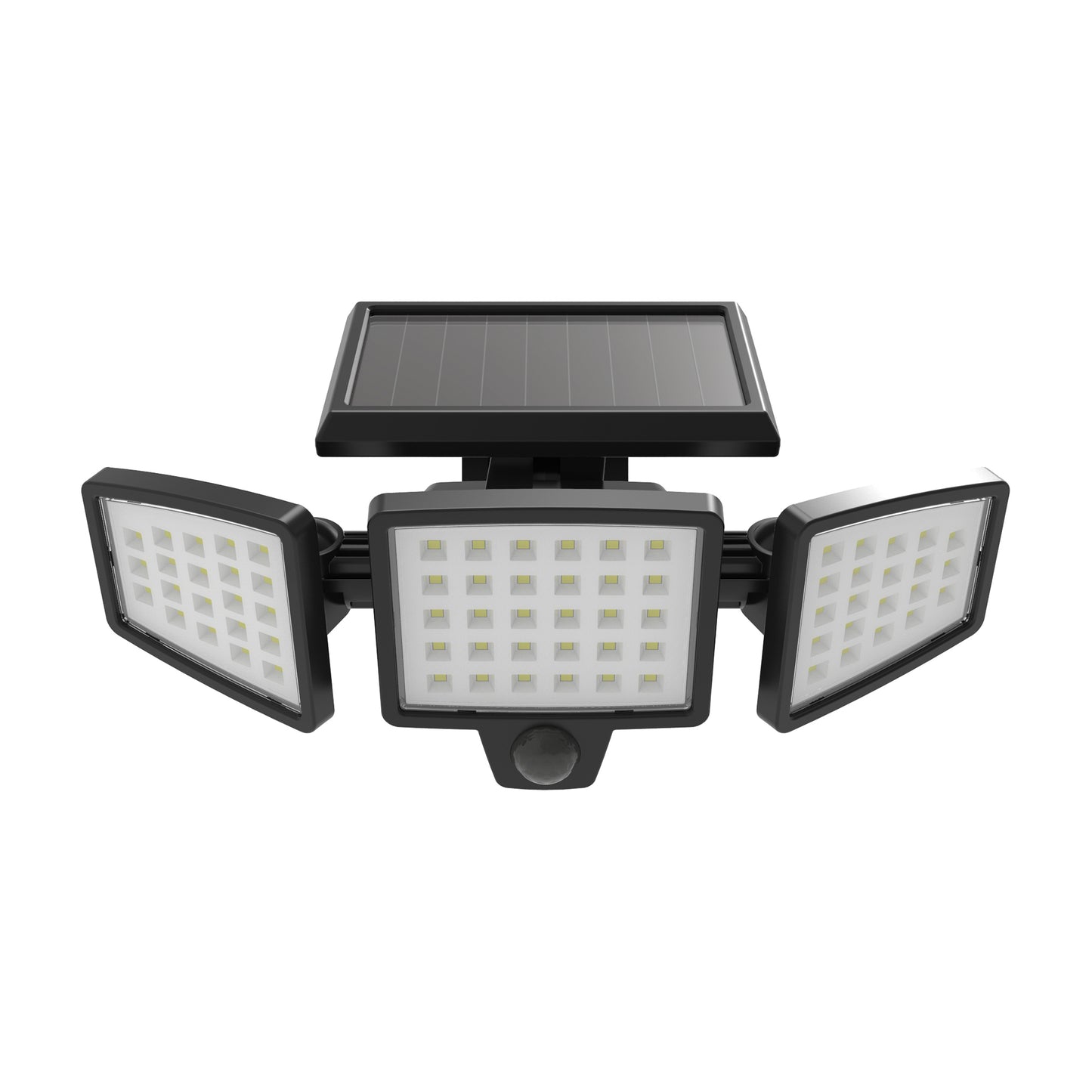 1500 Lumen 3-Head LED Solar Motion Sensor Light