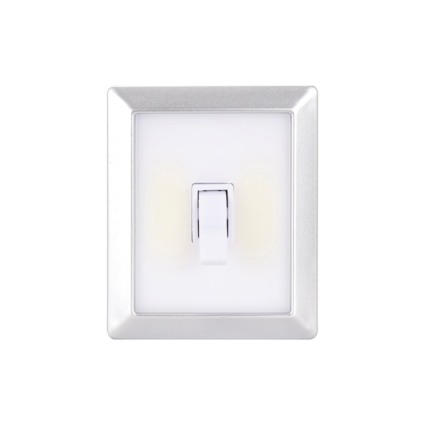 Battery-Operated LED Switch Light - Brushed Nickel