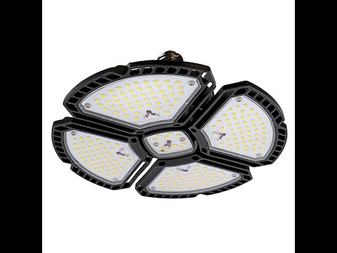 Pinegreen Lighting 15,000 Lumens 4-Panel Foldable LED Garage Light